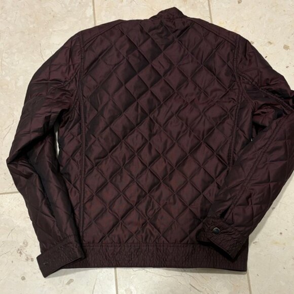 Guess Men's Quilted Jacket - Dark Burgundy - Picture 3 of 7